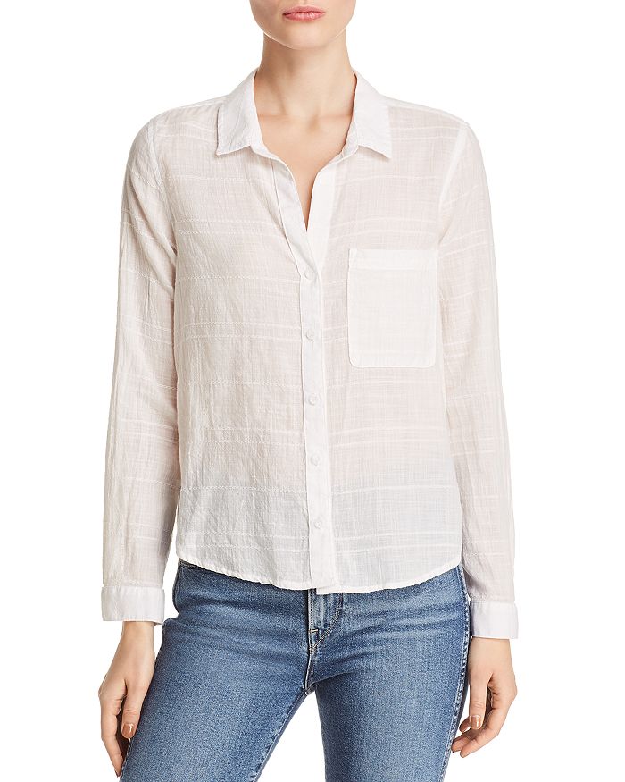 Bella Dahl Embroidered High/Low Shirt | Bloomingdale's