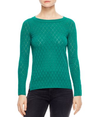 sandro green sweater