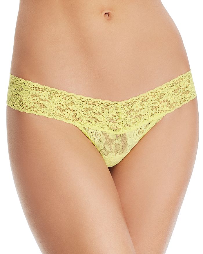 Hanky Panky Low-rise Thong In Citrus Punch