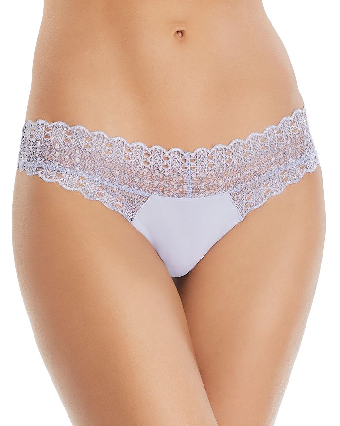 Honeydew Skinz Lace Thong In Low Tide