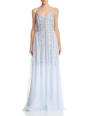 Aidan Mattox - Bead & Sequin Embellished Gown