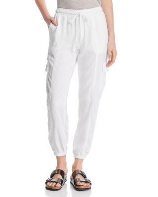 white track pants women