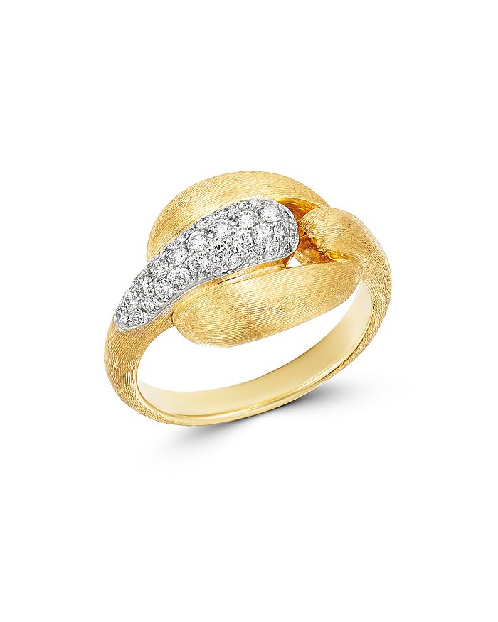 Marco Bicego 18k Yellow Gold 18k White Gold Lucia Diamond Link Ring Bloomingdale S