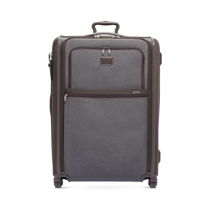 Shop Tumi Alpha 3 Extended Trip Expandable 4-wheel Packing Case In Anthracite