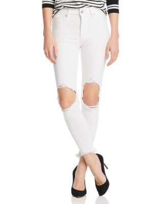levi's 721 white jeans