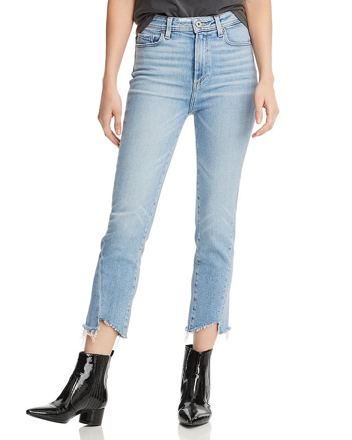 PAIGE Hoxton High Rise Slim Crop Jeans in Carlotta Bloomingdale s