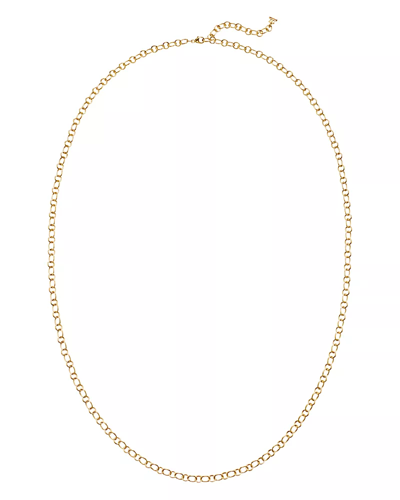 Temple St. Clair 18K Yellow Gold Classic Ribbon Chain Necklace, 24