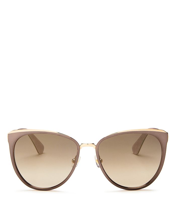 kate spade new york Women's Jabrea Mirrored Round Sunglasses, 57mm