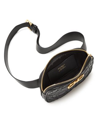 Salvatore Ferragamo Gancini Quilted Leather Belt Bag