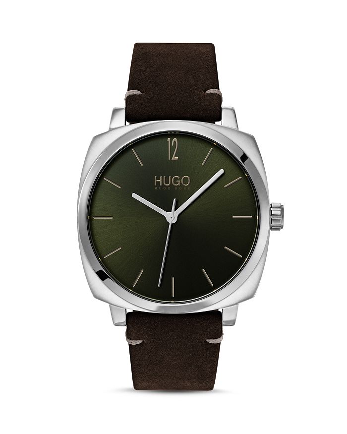 HUGO #OWN Green Dial Watch, 40mm | Bloomingdale's
