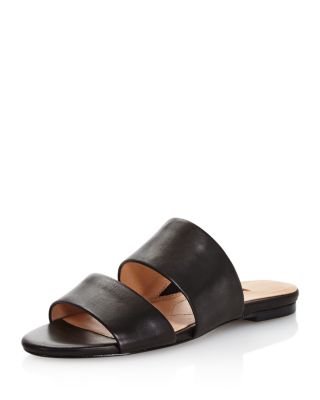 charles david leather slide sandals