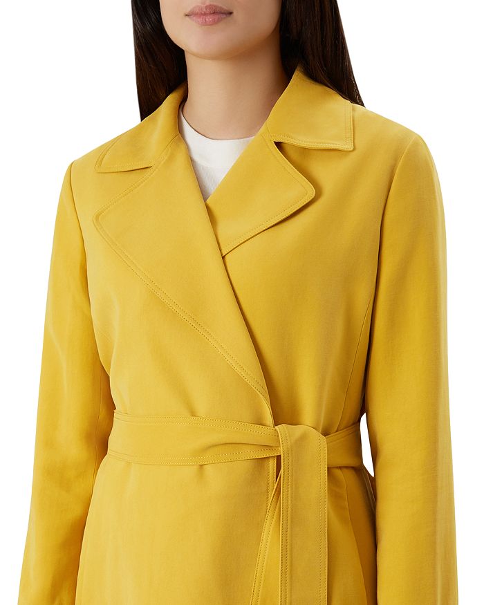 Shop Hobbs London Allie Trench Coat 100 Exclusive In Summer Yellow