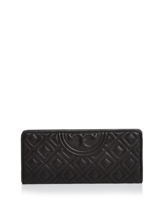 Tory Burch Fleming Slim Quilted Leather Wallet | Bloomingdale's