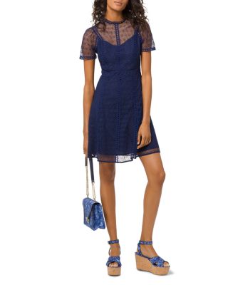 michael kors true navy dress