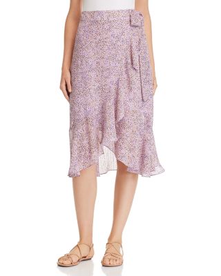 flounce wrap skirt