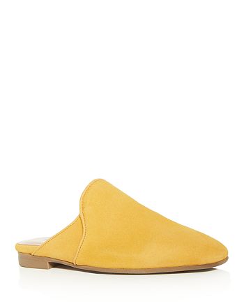 Aquatalia Women S Rylee Weatherproof Square Toe Mules Bloomingdale S