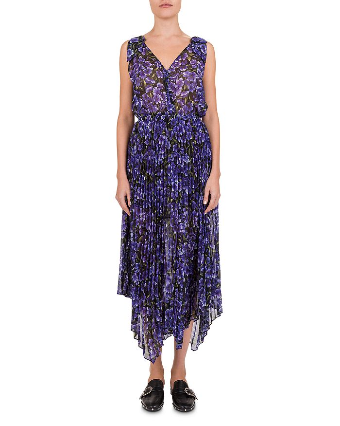 The Kooples Hortensia Floral Print Maxi Dress Bloomingdale s