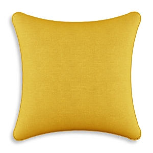Sparrow & Wren Down Pillow In Linen, 20 X 20 In French Yellow