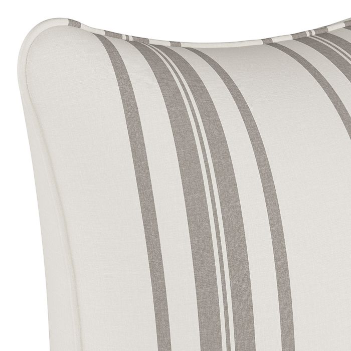 Shop Sparrow & Wren Down Pillow In Philip, 20 X 20 In Stripe Neutral