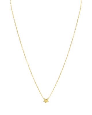 Star Pendant Necklace in 14K Gold-Plated Sterling Silver or Sterling Silver, 16&amp;quot; - Exclusive
