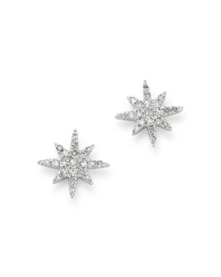 starburst diamond earrings