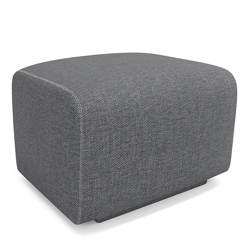 Huppe Adelaide Ottoman In Matteo Gray/white