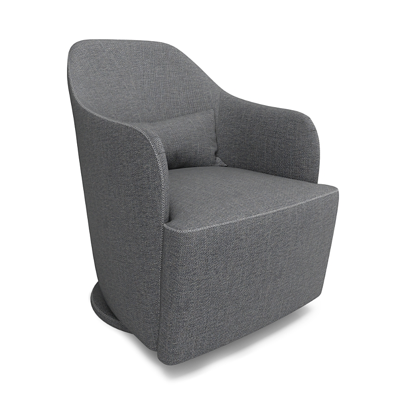 Huppe Adelaide Rocker In Matteo Gray/white