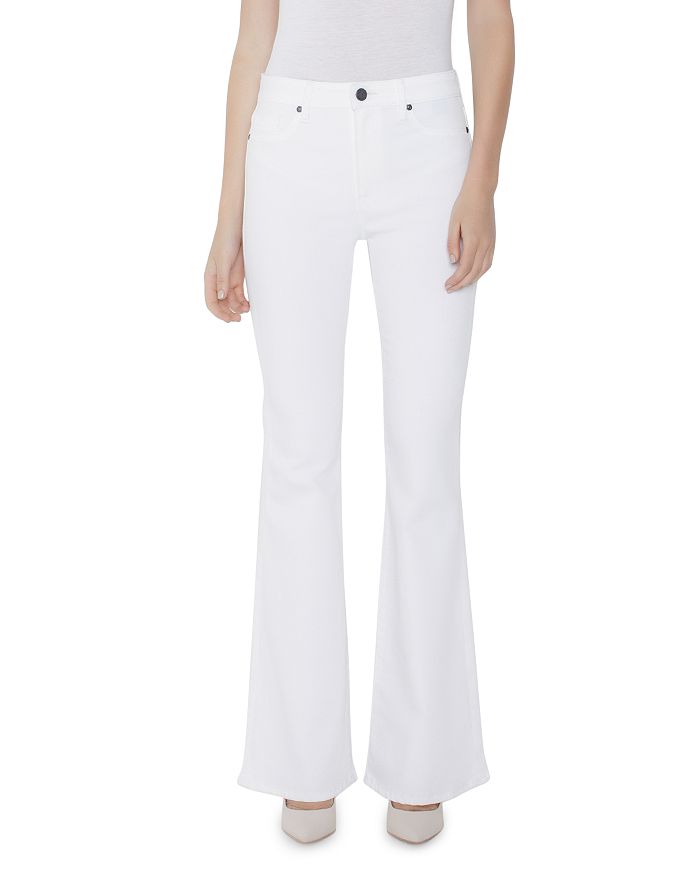 Parker Smith Bombshell Bell Bottom Jeans in Eternal White