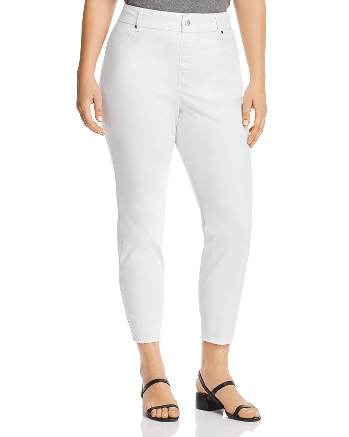 Hue Plus Ultra Soft Denim Skimmer Leggings In White ModeSens