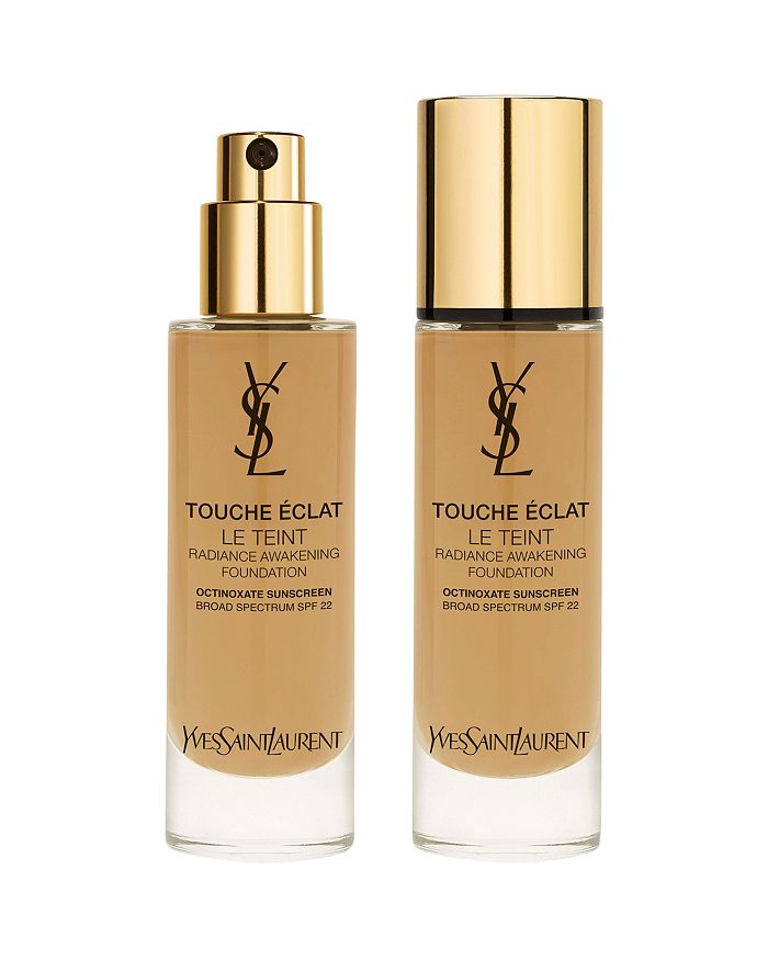 Saint Laurent Touche Eclat Le Teint Radiant Liquid Foundation Bd55 Warm Toffee 1 oz/ 30 ml In Bd55 Warm Toffee