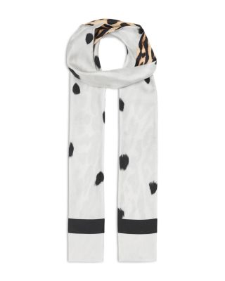 burberry animal print scarf