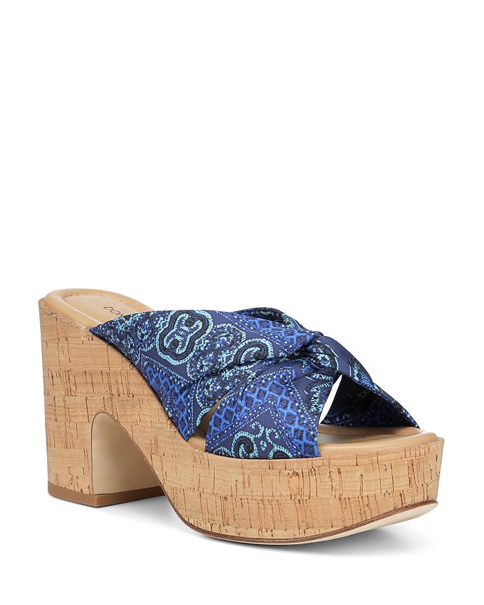 Donald Pliner Women's Beeya Scarf Platform Sandals | Bloomingdale's
