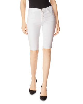 Brand 811 Denim Bermuda Shorts in Blanc 