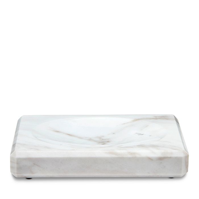 WATERWORKS STUDIO WHITE MARBLE SOAP DISH