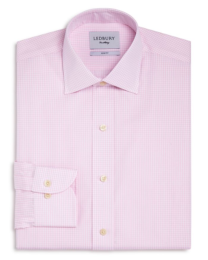 Ledbury Gingham Poplin Slim Fit Dress Shirt Bloomingdale's