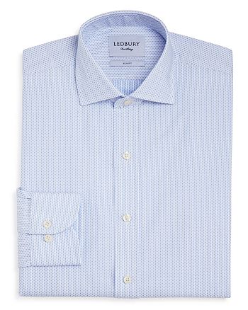 Ledbury Chapin Dot Slim Fit Dress Shirt | Bloomingdale's