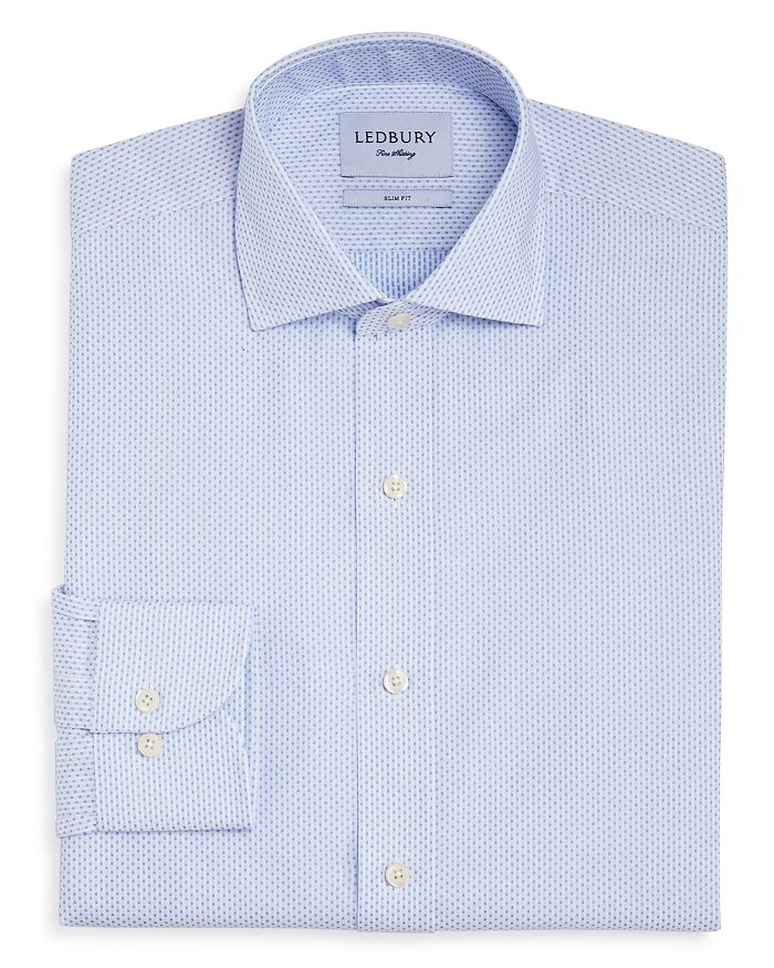 Ledbury Chapin Dot Slim Fit Dress Shirt Bloomingdale's