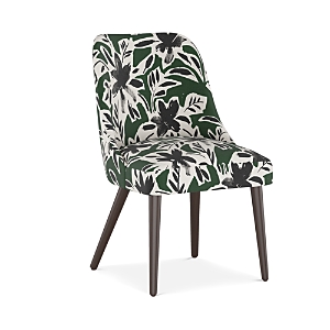Sparrow & Wren Anita Rounded Back Dining Chair - 100% Exclusive In Cari Floral Green Black