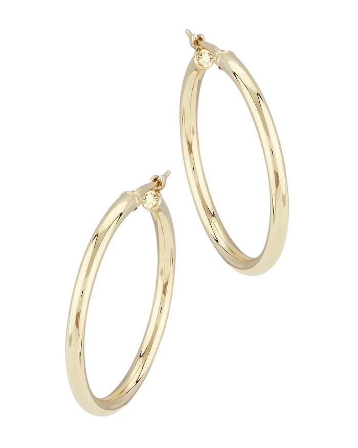 Bloomingdale's Tube Hoop Earrings in 14K Yellow Gold - 100% Exclusive ...