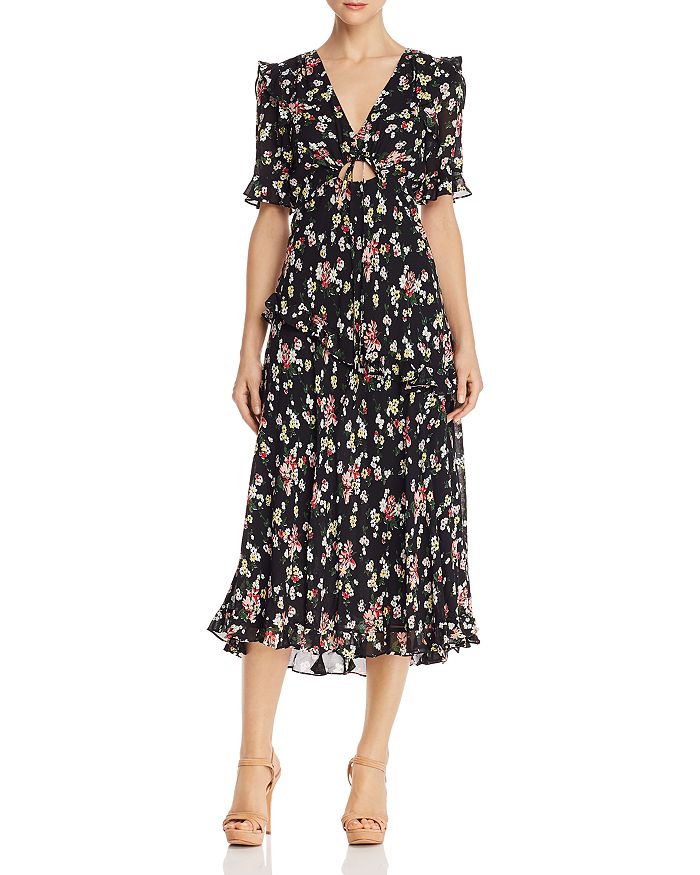 Jill Jill Stuart Floral Midi Dress | Bloomingdale's