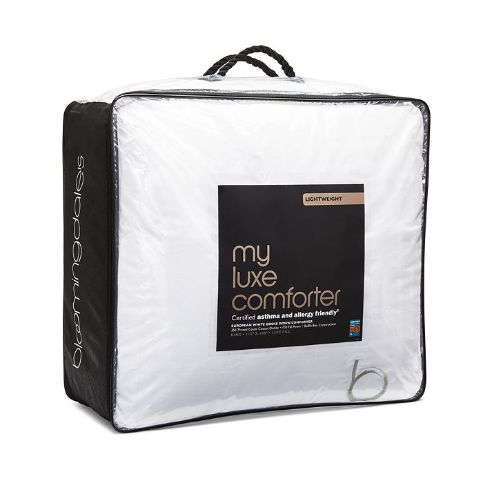 Bloomingdale's My Luxe Asthma & Allergy Friendly Lightweight Down Comforter, King - 100% Exclusive - White