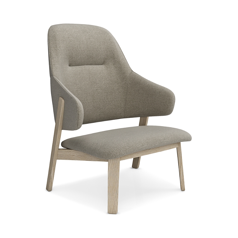Huppe Wolfgang High-back Lounge Chair In Slate