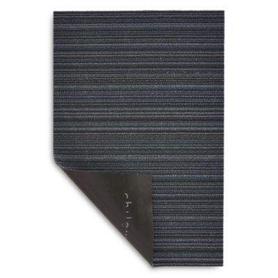 Skinny Stripe Shag Utility Mat, 24" x 36"