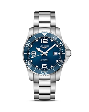 Photos - Wrist Watch Longines HydroConquest Watch, 41mm Blue/Silver L37814966 