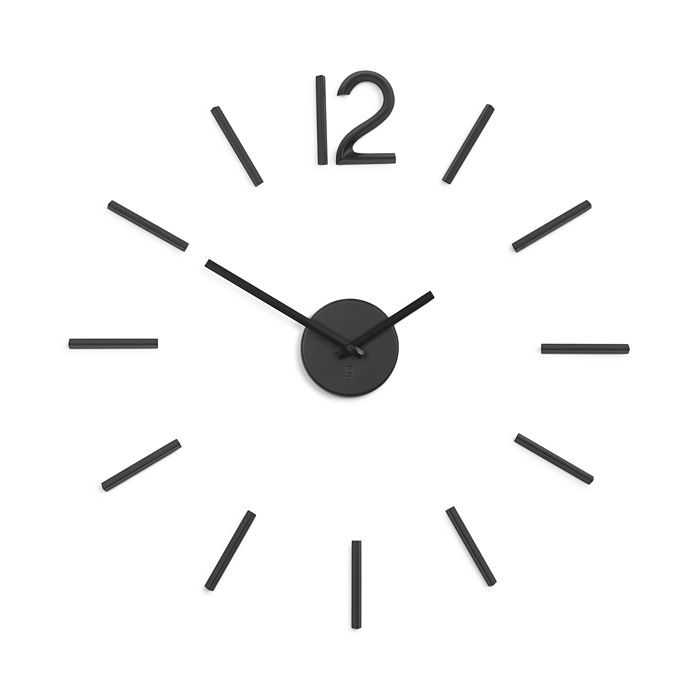 Shop Umbra Blink Clock In Black