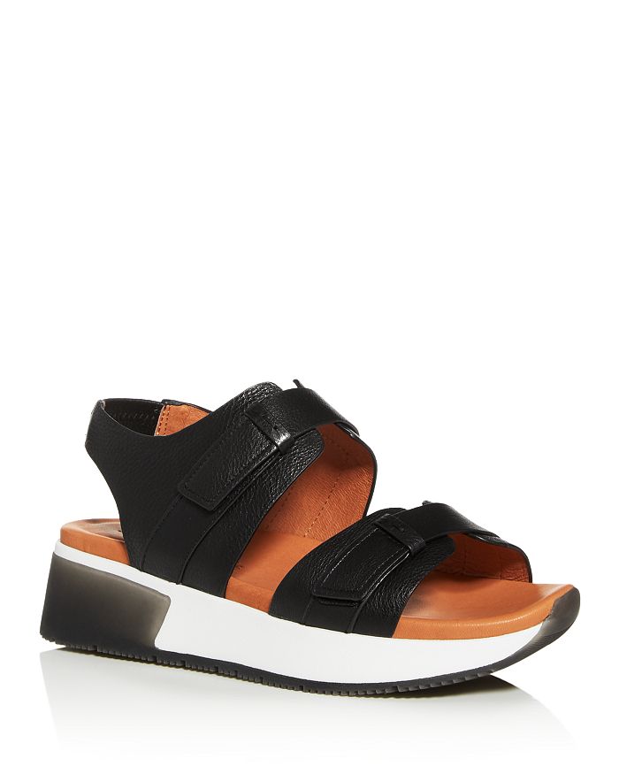Gentle souls lori leather hotsell platform sandals