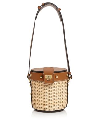 ferragamo wicker handbag