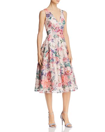 Eliza J Floral Midi Dress | Bloomingdale's