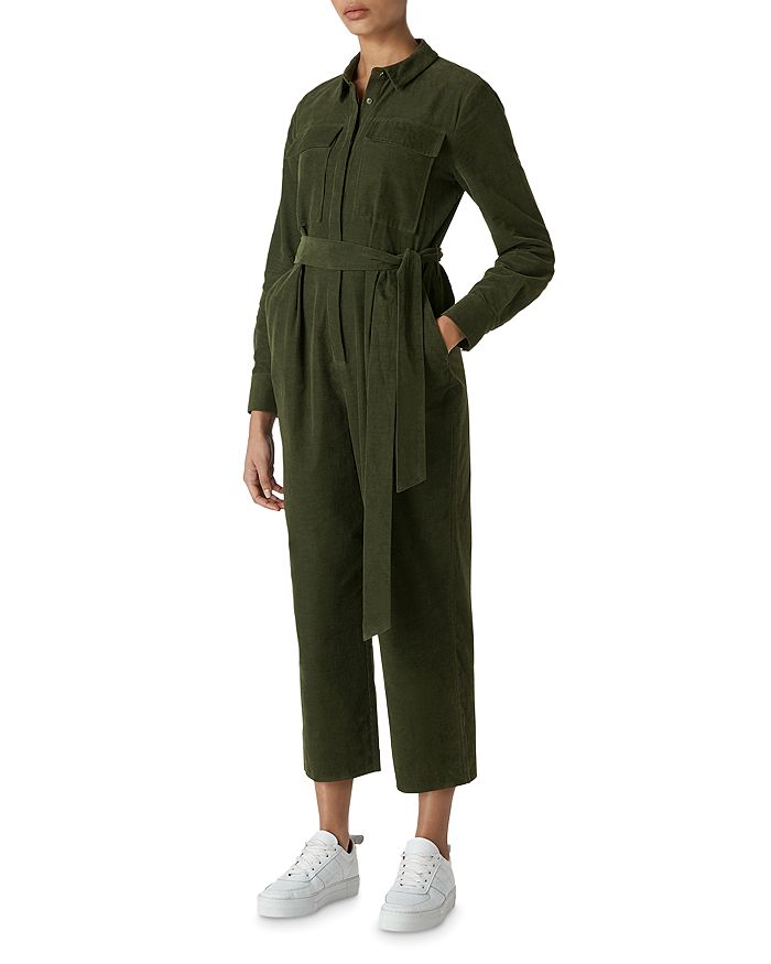 Whistles Corduroy Utility Jumpsuit Bloomingdale's