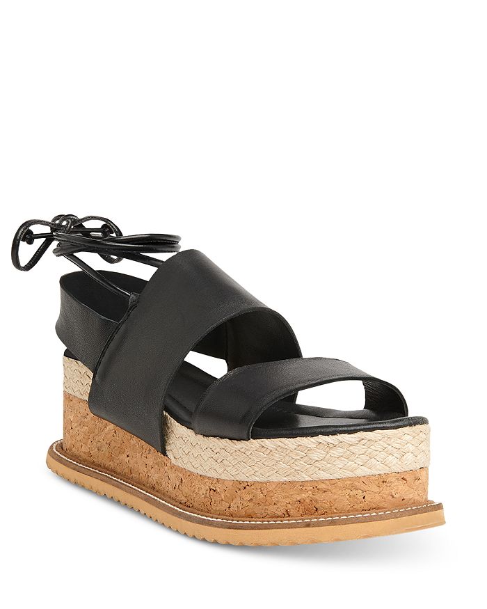 Whistles Women's Rae Flatform Sandals In Black